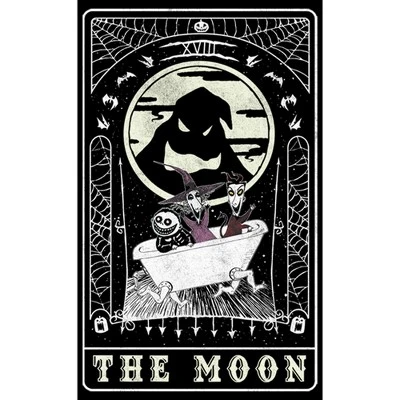 Men's The Nightmare Before Christmas Halloween Oogie Boogie And His Boys Moon Tarot Card Sweatshirt