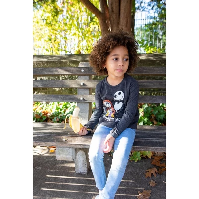 Disney Nightmare Before Christmas Sally Jack Skellington Girls 2 Pack T-Shirts Toddler To Big Kid - Image 2