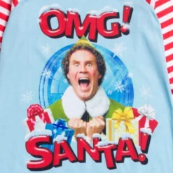 Elf Buddy The Elf Christmas Girls Nightgown Pajamas Little Kid To Big Kid