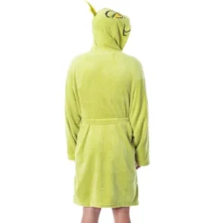 Dr. Seuss The Grinch Who Stole Christmas Adult Costume Character Fleece Robe