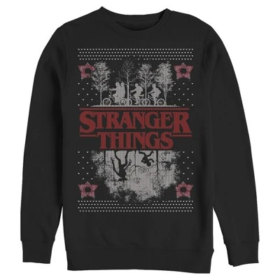 Men's Stranger Things Ugly Christmas Style Sweatshirt - Image 3