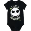Disney Nightmare Before Christmas Jack Skellington Sally 5 Pack Bodysuits Multi