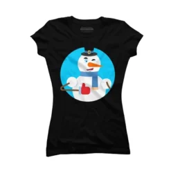 Junior's Design By Humans Snowman Thumbs Up Winks Emoji. New Year And Christmas By Roplon T-Shirt -Opposuits Store GUEST 844b8bf1 bb4d 4fda b8eb 1ec72d0a89a4