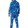 OppoSuits Men's Christmas Suit - Festivity Blue