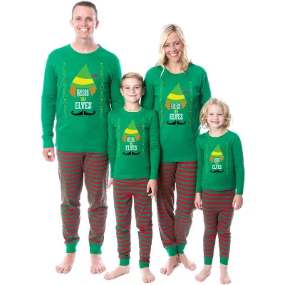 Elf The Movie Film Christmas Elves Tight Fit Family Pajama Set - Image 4