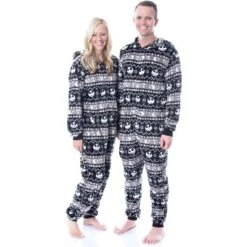The Nightmare Before Christmas Unisex Adult Fair Isle Union Suit Pajama Unisex -Opposuits Store GUEST 8d14895d 3f94 4789 b79f 64e05a83ce7c