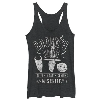 Women's The Nightmare Before Christmas Halloween Lock Shock And Barrel Boogie's Boys Racerback Tank Top - Image 3