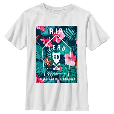 Boy's The Nightmare Before Christmas Spirited Companion Zero T-Shirt - Image 3