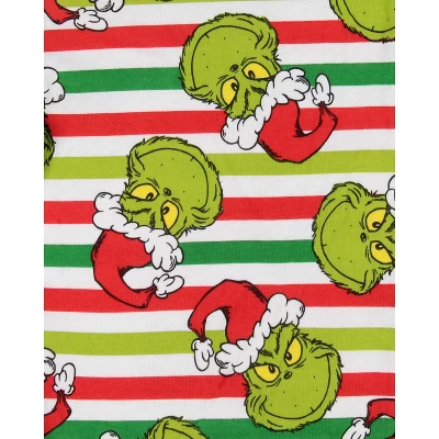 Dr. Seuss Womens' The Grinch Who Stole Christmas New Nice Lounge Pajama Sets - Image 4