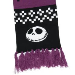 The Nightmare Before Christmas Jack Skellington Knit Scarf Black -Opposuits Store GUEST 9ba53ffb 1c2d 4e4f 82db f7f7d330a294