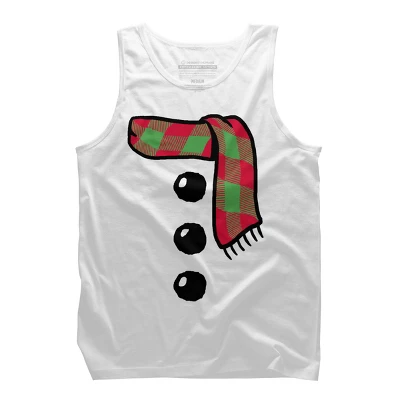 Men's Design By Humans Snowman Costume Kids Shirt Christmas Gift Santa Claus TShirt 2 By Vomaria Tank Top - Image 4