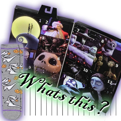 Disney Nightmare Before Christmas 12 Days Of Socks Ankle And Crew Character Socks Multicoloured - Image 6