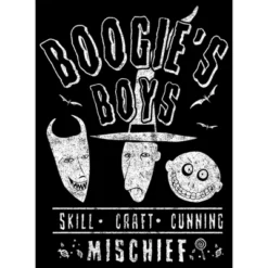 Junior's The Nightmare Before Christmas Halloween Lock Shock And Barrel Boogie's Boys T-Shirt