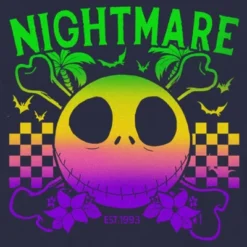Toddler's The Nightmare Before Christmas EST. 1993 Tropical Rainbow Jack T-Shirt