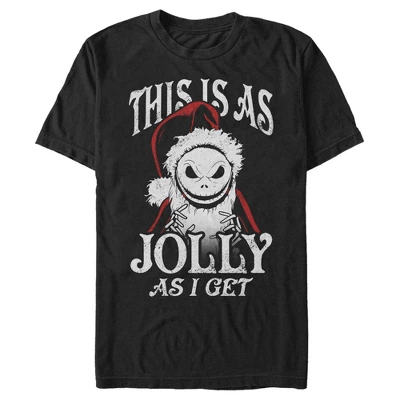 Men's The Nightmare Before Christmas This Is As Jolly As I Get T-Shirt - Image 4