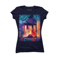 Junior's Design By Humans Christmas In The Air By Mellodee T-Shirt -Opposuits Store GUEST a77ad079 c501 4c96 92be e27512bee748