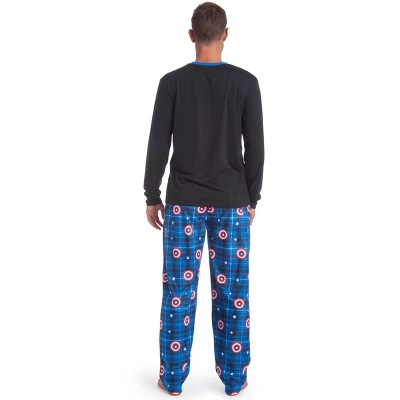 Marvel Spider-Man,Avengers Christmas Adult Pajama Shirt And Pants Sleep Set - Image 3