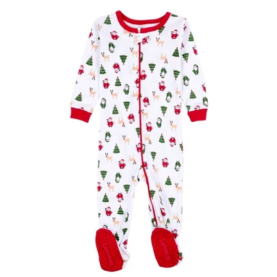 Leveret Footed Cotton Christmas Pajamas - Image 7