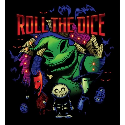Junior's The Nightmare Before Christmas Oogie Boogie Roll The Dice T-Shirt