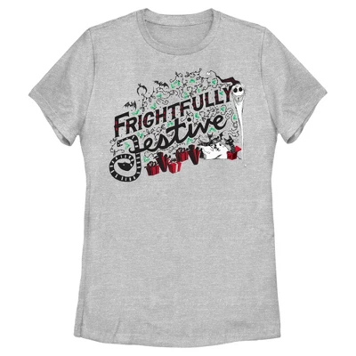 Women's The Nightmare Before Christmas Frightfully Festive Jack T-Shirt - Image 3