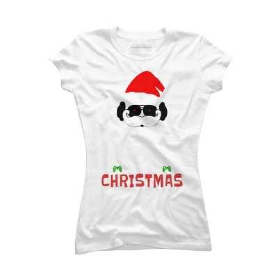 Junior's Design By Humans This Is My Christmas Pajama Shirt Gamer Video Game Santa By TELO213 T-Shirt - Image 4