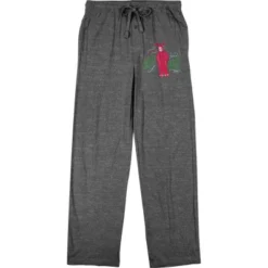 A Christmas Story Ralphie Parker Pink Nightmare Costume Men's Graphite Heather Pajama Pants