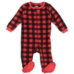 Leveret Footed Sleeper Fleece Christmas Pajamas