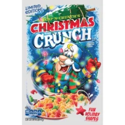 Women's Cap'n Crunch Christmas Crunch Packaging Racerback Tank Top