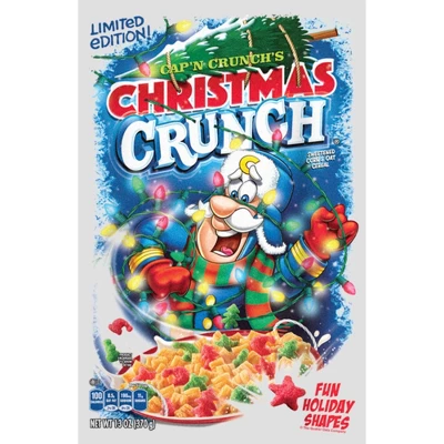 Women's Cap'n Crunch Christmas Crunch Packaging Racerback Tank Top