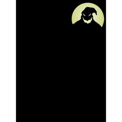 Men's The Nightmare Before Christmas Oogie Boogie Full Moon Small Portrait T-Shirt