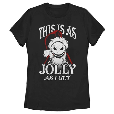 Women's The Nightmare Before Christmas This Is As Jolly As I Get T-Shirt - Image 3