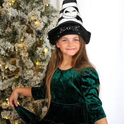 The Nightmare Before Christmas Jack Skellington Christmas Santa Hat 16" - Image 5