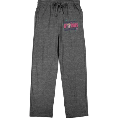 A Christmas Story “He Looks Like A Pink Nightmare†Men's Graphite Heather Pajama Pants - Image 4