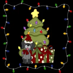 Men's Design By Humans Christmas For Puppy By Realdealclipart Tank Top