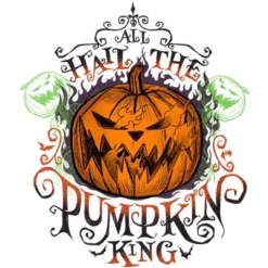 Girl's The Nightmare Before Christmas All Hail The Pumpkin King T-Shirt