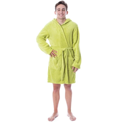 Dr. Seuss The Grinch Who Stole Christmas Adult Costume Character Fleece Robe - Image 2