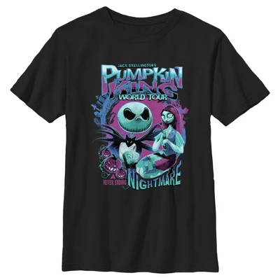 Boy's The Nightmare Before Christmas Jack Skellington's World Tour T-Shirt - Image 4