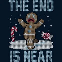 Men's Design By Humans Christmas Is Near! By Raffiti Tank Top