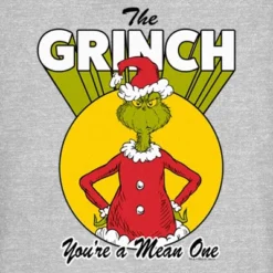 Junior's Dr. Seuss Christmas The Grinch You're A Mean One T-Shirt