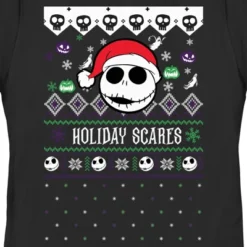 Women's The Nightmare Before Christmas Holiday Scares Jack Face T-Shirt