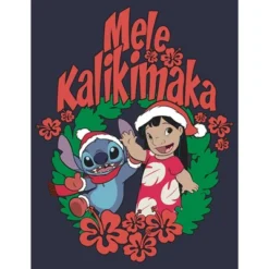 Women's Lilo & Stitch Mele Kalikimaka Christmas T-Shirt
