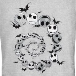 Junior's The Nightmare Before Christmas Spiral Jack T-Shirt