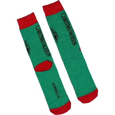 National Lampoon's Christmas Vacation Men's 3 Pack Mid-Calf Adult Crew Socks Multicoloured - Image 3