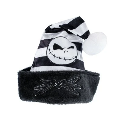 The Nightmare Before Christmas Jack Skellington Christmas Santa Hat 16"