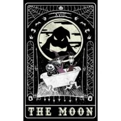 Men's The Nightmare Before Christmas Oogie Boogie The Moon Tarot Card T-Shirt