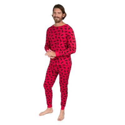 Leveret Mens Two Piece Cotton Christmas Pajamas 6 Leveret Mens Two Piece Cotton Christmas Pajamas - Image 4
