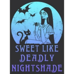 Women's The Nightmare Before Christmas Halloween Sally Sweet Like Deadly Nightshade Racerback Tank Top