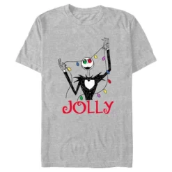 Men's The Nightmare Before Christmas Jack Jolly Christmas Lights T-Shirt -Opposuits Store GUEST e93e9357 5f0c 4580 81a3 f8dad9565407