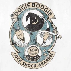 Women's The Nightmare Before Christmas Oogie Boogie And Team Portraits T-Shirt