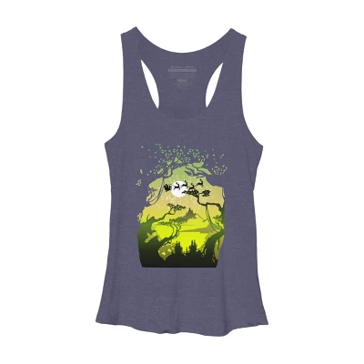 Women's Design By Humans Christmas Eve By Pilipsjanuarius Racerback Tank Top - Image 4